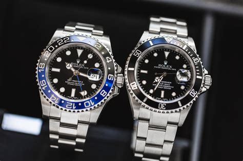 rolex submariner vs gmt